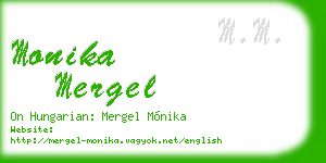 monika mergel business card
